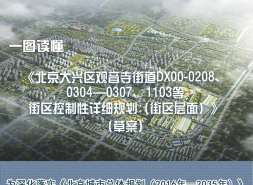 大兴观音寺规划曝光！13.6平方公里超级蓝图，11万人口大城来袭！